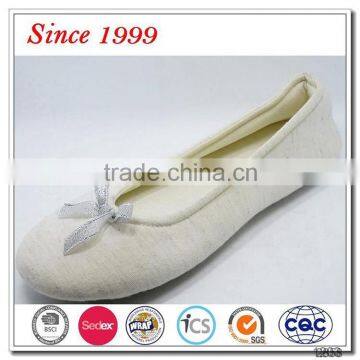 white elegant ballet ladies slippers