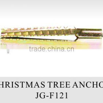 Christmas Tree Anchor for wood- and chipboard screws