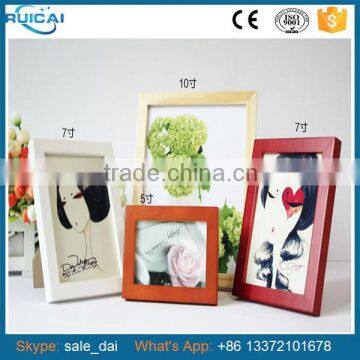 Cheap Flat Wooden Photo Frame Picture Frames