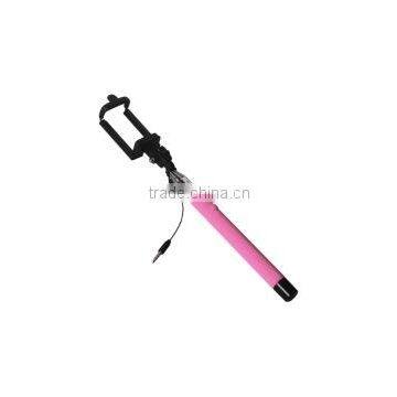 Creative Rotation Monopod Min Smart Phone IOS Android Selfie Stick With Wire