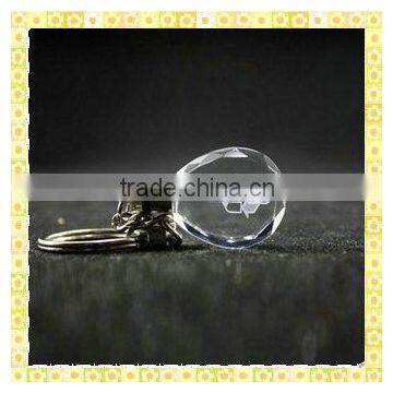 New Designed Crystal Piston Keychain For Home Decoration