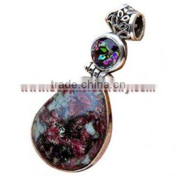 Perfect!! Eudialite Mystic Topaz Jewelry H597 Gemstone Pendant Necklaces For Women