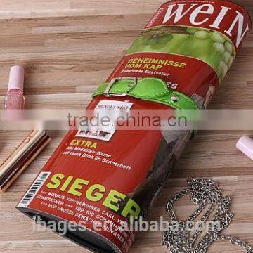 Magazine Printed Clutch Bag , Clutch Box Bag( W379) photo-5