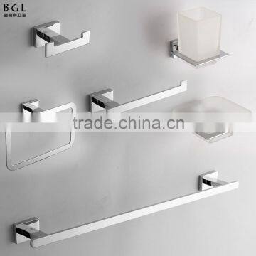 Bathroom accessories set hot sale zinc alloy chrome finishing