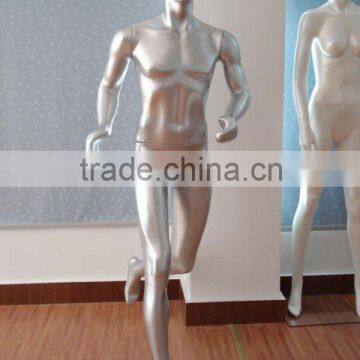 Fiber glass glossy mannequin,male sport mannequin