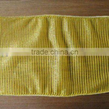 yellow color Elastic Mesh Bag used for vegetable