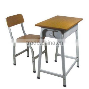 single desk and chair