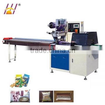 Down-paper pillow packaging machine for tissue, paper diaper, napkin, wet tissue etc.