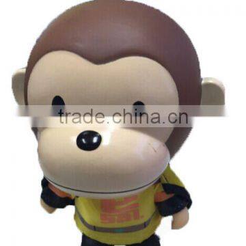 2016 Newest Monkey Feature Money Bank,Custom Monkey Coin Bank Vinyl Toy