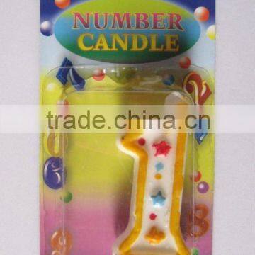 Star Initial Candle-Number 1