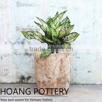 Antique Design Clay Terracotta - Vietnamese Ceramic Pot