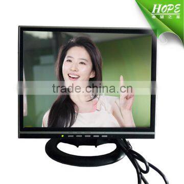 Square Size Vesa Desktop 14inch Cheap Lcd tv With Vga Hdmi Usb av tv photo-2