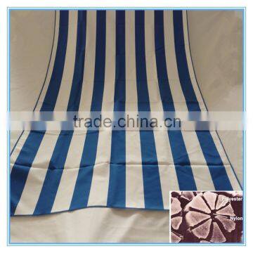 super absorbent blue stripe printed beach towel