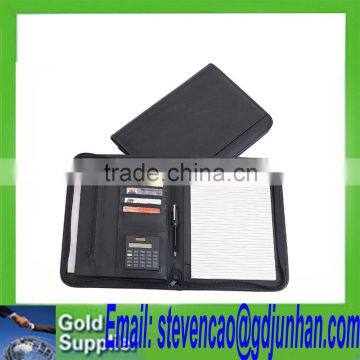 High Quality Office File Folders A4 Leather Portfolio Folders for Promotion photo-4