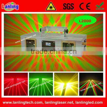 2 Head RGY DMX Laser Light for DJ