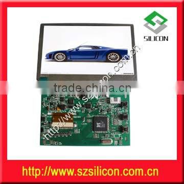 2 way CVBS 4.3 inch lcd panel with driving board