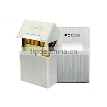 high quality hard plastic cigarette case with aluminum covered