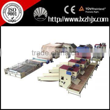 HFJ-88 Polyester fiber bedding covering production line,bedding machine