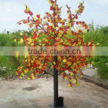 2014 new product best selling artificial LED maple leaf tree light for holiday /Christmas metal framed christmas trees