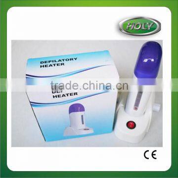 Portable roller on wax heater hair removal