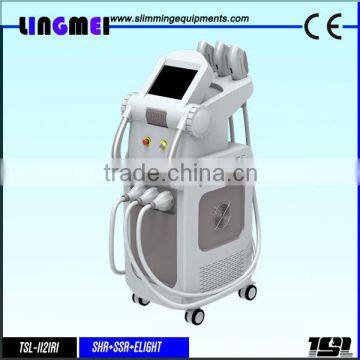 SHR hair removal and skin rejuvenation machine/electrolysis hair removal machine