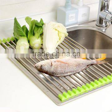 As Seen On TV Kitchens Rectangular Fruit Stainless Steel Colander