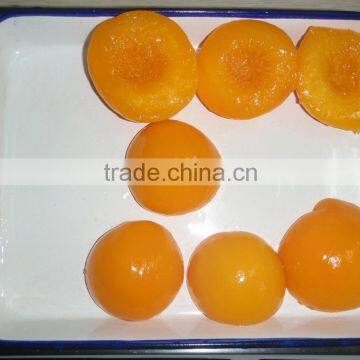 wholesale FDA grade A choice canned peach halves fruit in syrup from South Africa