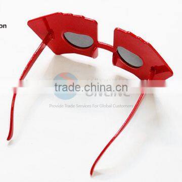 No.1 Yiwu Exporting Commission Agent Wanted Fancy Poker Design Party Event Red Sunglasses photo-3