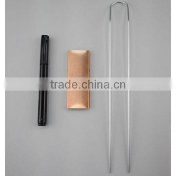 10 Inch Gardening Marker Pen With Slip-On Copper Metal Plant Label photo-3