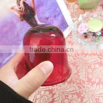 Spary Red Color Glass Material Empty Lampshade Cover photo-5