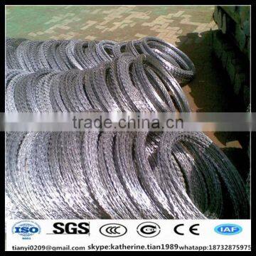 hot dipped galvanized bto28 Border razor wire concertina coil wire fence