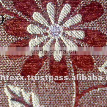 velvet jacquard curtain fabric