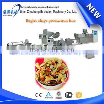 Bugles corn snack manufacturing machine