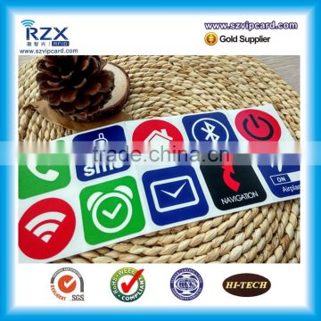 80GSM/ 300GSM paper material low cost rewritable small size NFC tag sticker