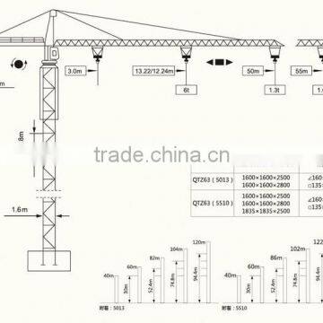 CS China Factory High Quality Construction Building 6t Tower Crane Manufacturer photo-5