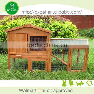 Fir wood deluxe rabbit house