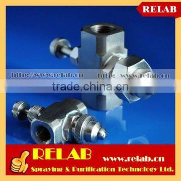 Industrial Oil Lubricating Fine Misting Air and Liquid Mixing Atomization Nozzle