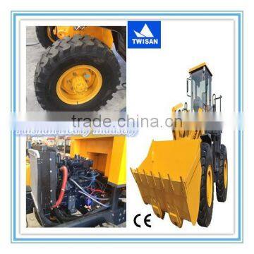 5 ton tow truck tractor wheel loader with big bucket for sale