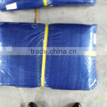 pe tarpaulin with blue stripes