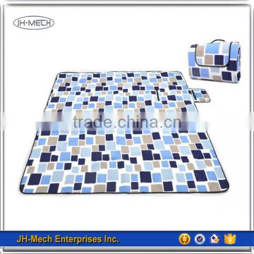 Factory supplied portable waterproof microfiber beach blanket