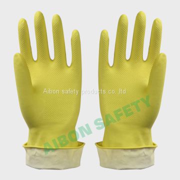 yellow rubber glove women