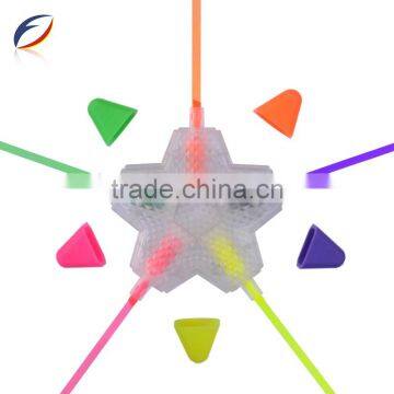 Multi color star shape highlighter pen set promotion gift