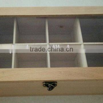 China Factory Custom Storage Bamboo Wooden Tea Box photo-5