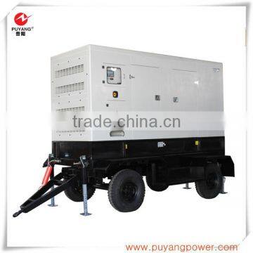 50Hz AC three phase 250kva diesel generator trailer type