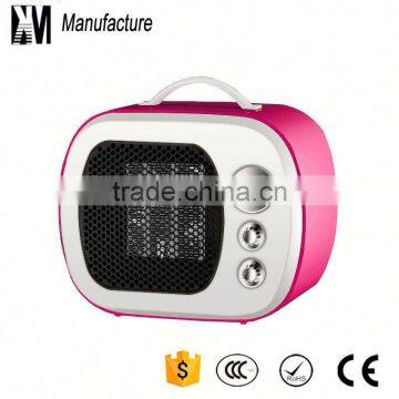 Factory supply dump safe protection students mini fan heater