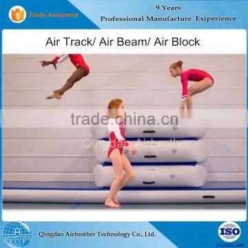 Durable Double Wall Fabric Inflatable Air Balance Beam for Gymnastics