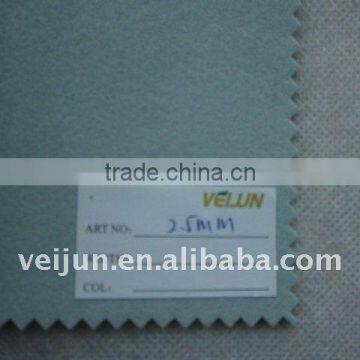 Needle punched felt nonwoven fabric with high density used in leather and shoe material [2.5mm*54" ] ITEM WJ-G-NP-023