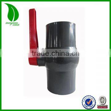 UPVC SQUARE LEVEL HANDLE GRAY COLOR BALL VALVE