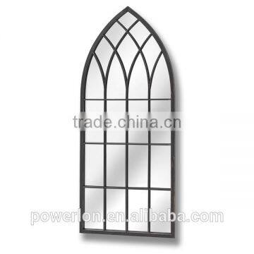 Decorative Metal Framed Stick On Wall Mirror photo-3