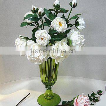 Wholesale Simulation Flowers Colorful Plastic Artificial Peony photo-3